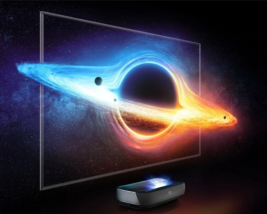 Laser TV Hisense 100L9HD Laser Smart TV Hisense 100L9H, černá, Jas 3 000 lumenů