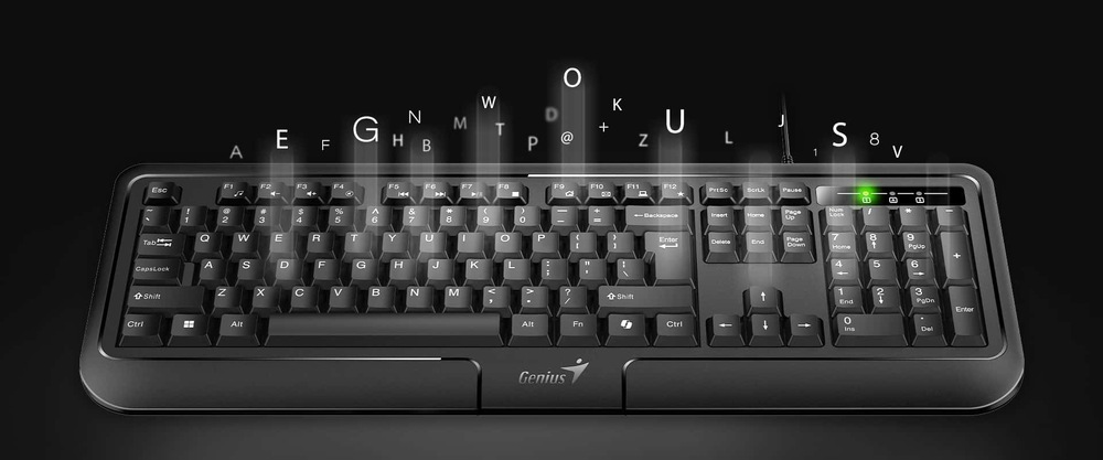 Klávesnice Genius KB-118 ver. II, PS2, CZ+SK layout černá Genius KB-118 ver. II (31310051410)