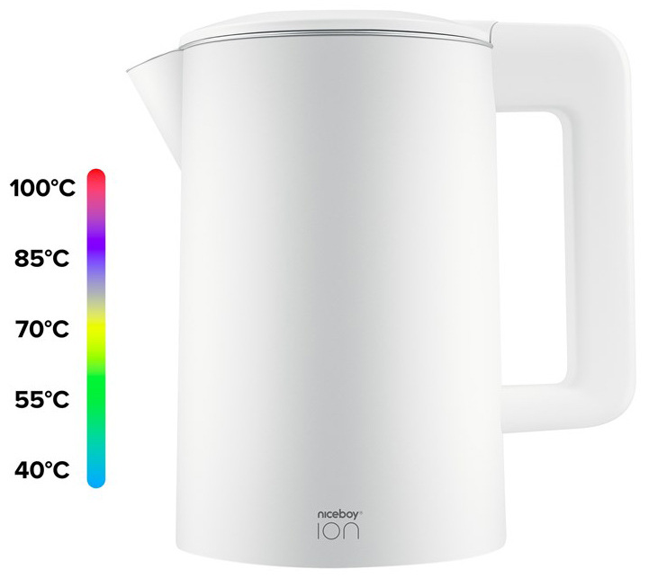 Rychlovarná konvice Niceboy ION ThermoKettle TK5 Polar white