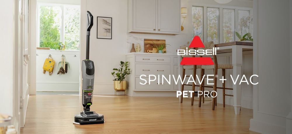 Tyčový vysavač Bissell 3898N SpinWave + Vac PET Pro šedý