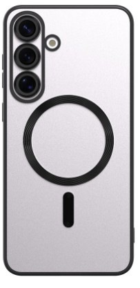 Kryt na mobil WG Magic Eye Magnet na Samsung Galaxy S25 FE 5G v černo-průhledné barvě