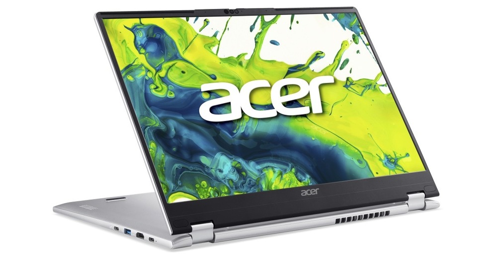 Notebook Acer Aspire Spin 15 (ASP15-61N-R0SB) v pozici pro prezentaci