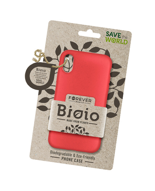 Kryt na mobil Forever Bioio na Apple iPhone 14 Pro červený Kryt na mobil Forever Bioio na Apple iPhone 14 Pro červený