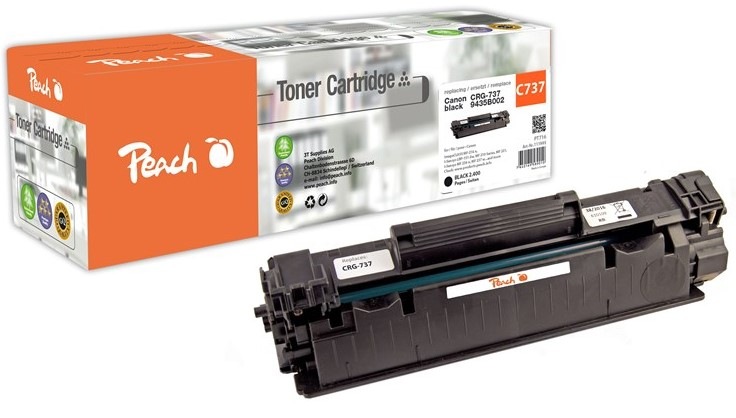 Toner Peach Canon CRG-737, 2400 stran - černý