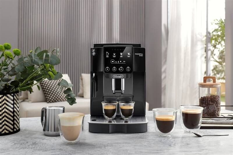Automatický kávovar De'Longhi Magnifica Start ECAM 220.21 BG černý/šedý Automatický kávovar De'Longhi Magnifica Start ECAM 220.21 BG černý/šedý