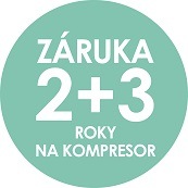 Chladnička s mrazničkou Candy CCE3T618EW bílá candy záruka 2 + 3 roky na kompresor