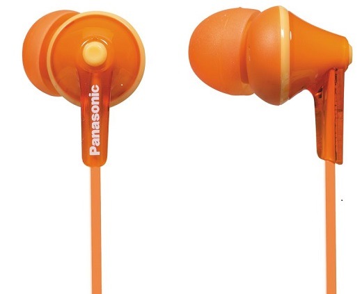 Sluchátka Panasonic RP-HJE125E-D oranžová