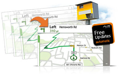 Navigační systém GPS Mio Spirit 8670 Truck/Karavan Full Europe Lifetime černá