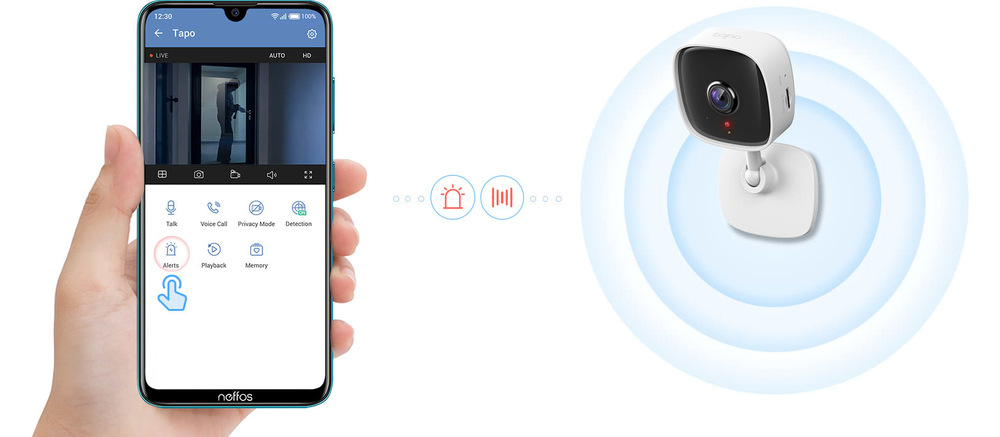 IP kamera TP-Link Tapo C110 bílá IP kamera TP-Link Tapo C110 bílá