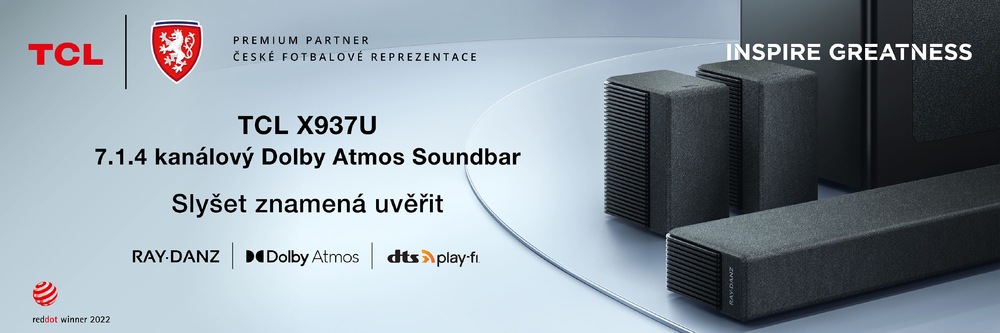 Soundbar TCL X937U černý Soundbar TCL X937U černý
