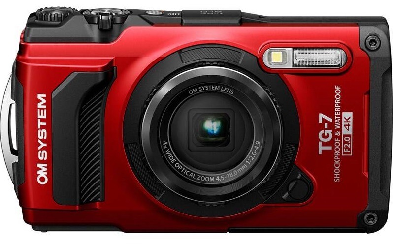 Digitální fotoaparát OM SYSTEM TG-7 červený