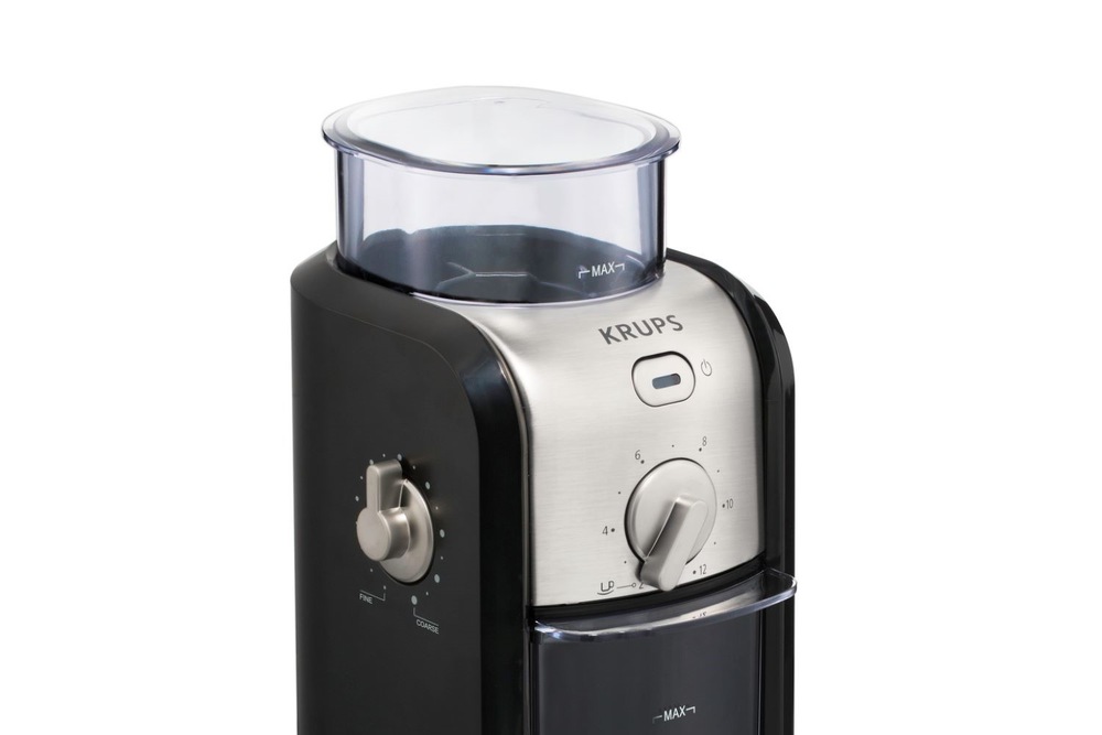 Kávomlýnek Krups GVX242 černý, nerez
