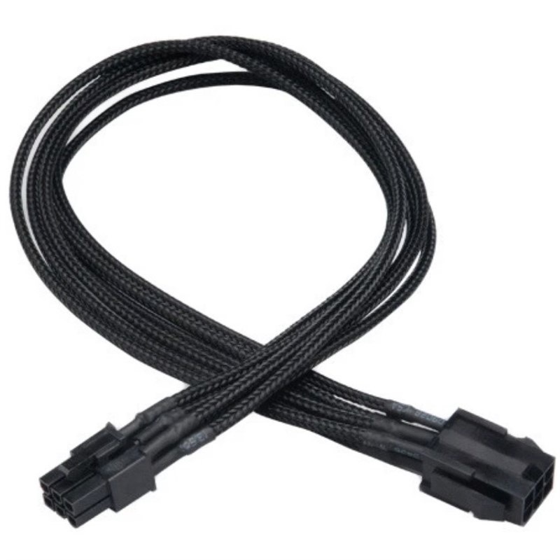 Kabel AKASA FLEXA V6 40cm černý