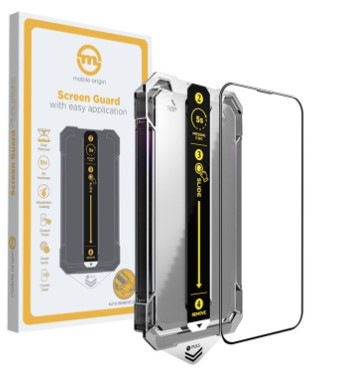 Tvrzené sklo Mobile Origin Screen Guard na Apple iPhone 14/13/13 Pro/16e/17e s aplikátorem černá Tvrzené sklo Mobile Origin Screen Guard na Apple iPhone 14/13/13 Pro/16e/17e s aplikátorem černá