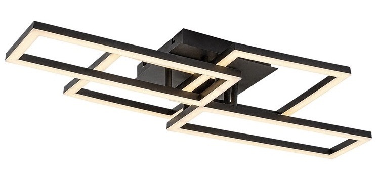 Stropní svítidlo Rabalux DRUSUS 71389, 40W, stmívání, ovládání černé