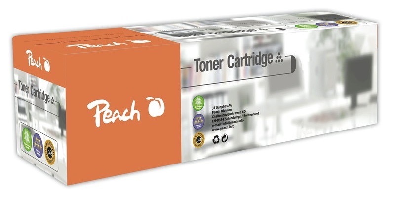 Toner Peach pro tiskárny HP, výtěžnost 1 200 stran, žlutá barva