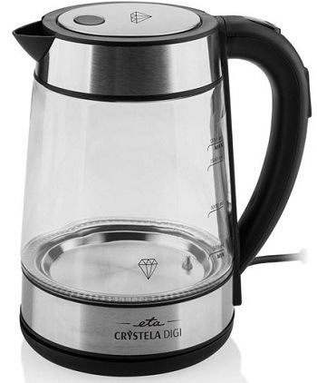 Rychlovarná konvice ETA Crystela Digi 7153 90000 černá/sklo