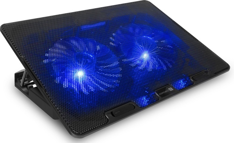 Chladící podložka pro NTB Connect IT FrostBreeze do 15,6" černý