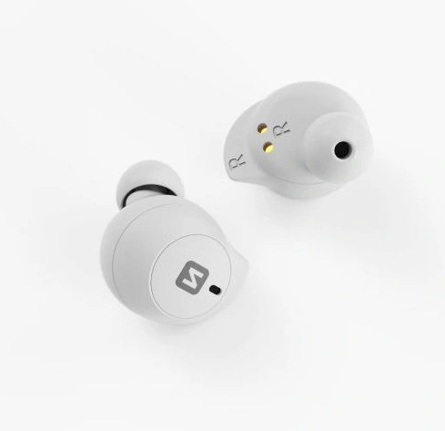 Swissten Stonebuds, bílá