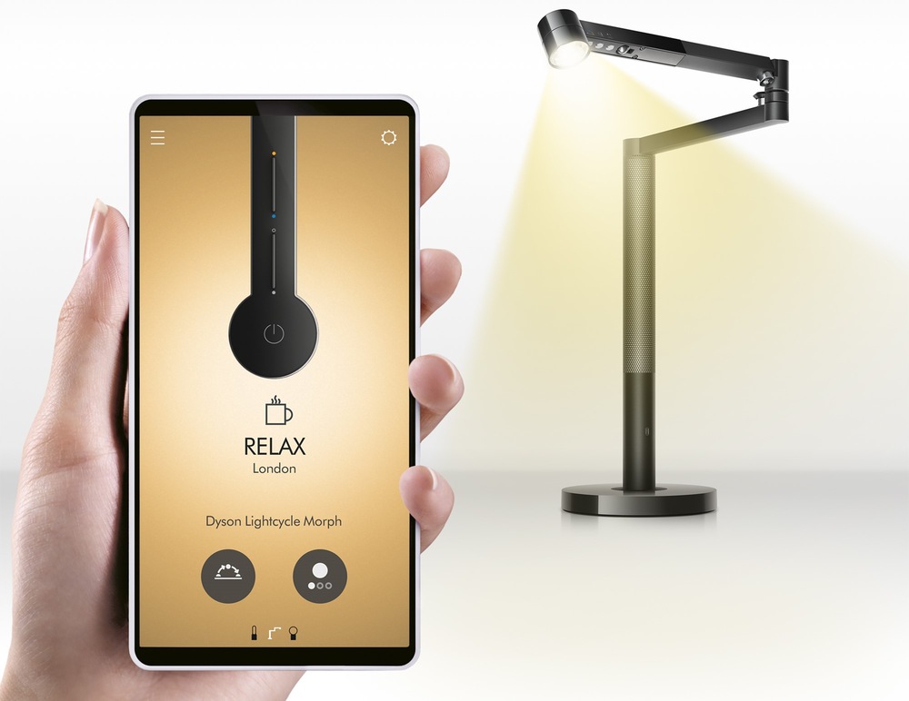 Stolní LED lampička Dyson Solarcycle Morph™ CD06 černá