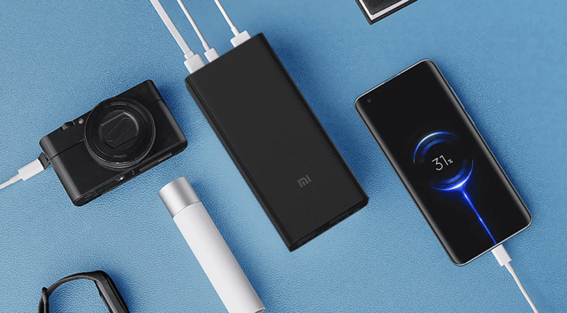 Powerbanka Xiaomi 30000mAh, Fast Charge 18W černá Powerbanka Xiaomi 30000mAh, Fast Charge 18W černá