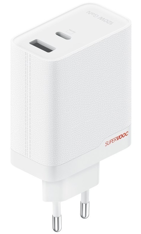 Nabíječka do sítě OnePlus SUPERVOOC 1xUSB-A, 1x USB-C, GaN, 120W bílá