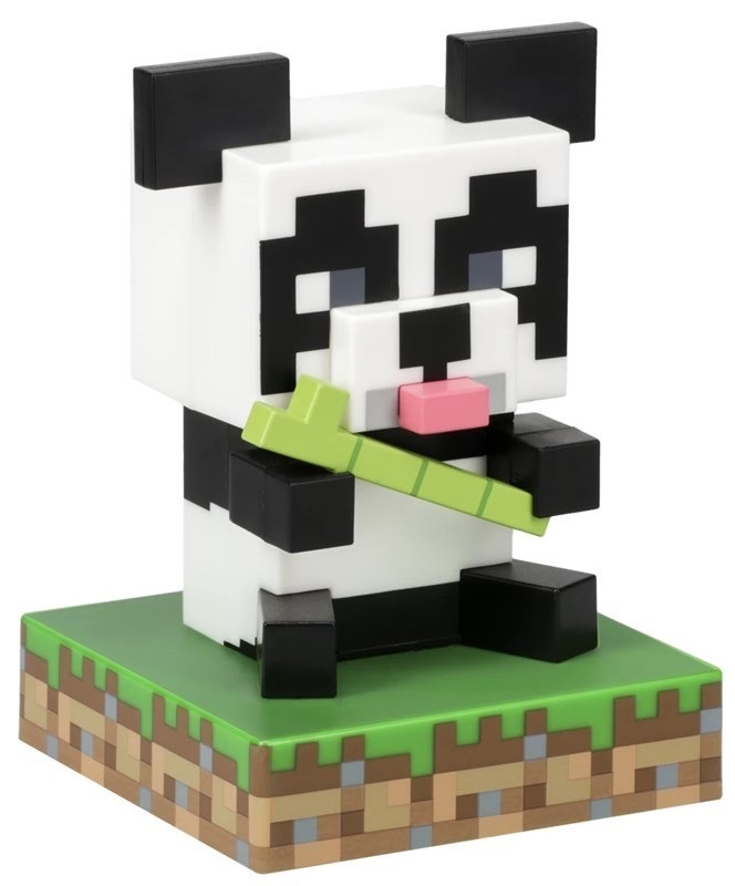 Dekorativní LED Paladone Minecraft Panda černá/bílá/zelená
