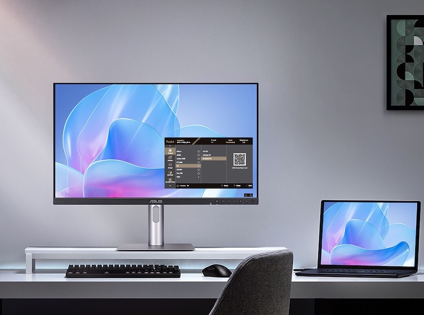 Monitor PA27JCV poskytuje o 77 % více pracovní plochy než 4K monitor stejné velikosti.