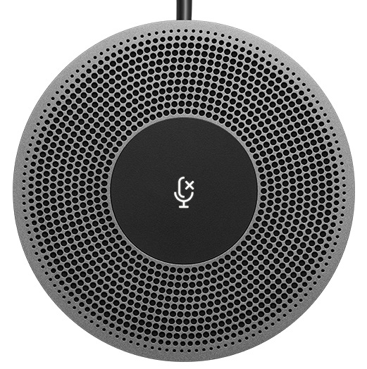 Konferenční mikrofon Logitech pro kameru MeetUp šedý