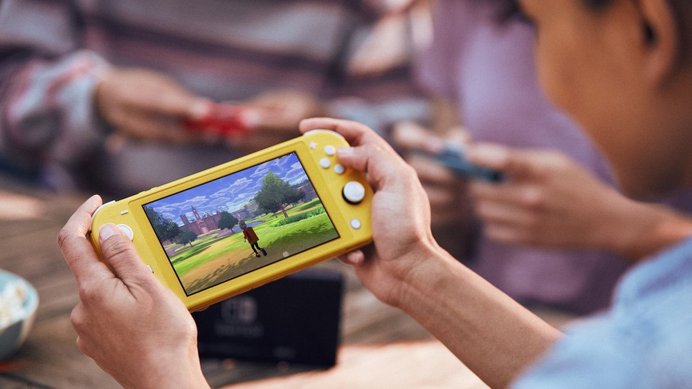 Herní konzole Nintendo Switch Lite růžová