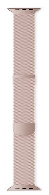 Řemínek Epico Strap Milanese+ na Apple Watch 42/44/45/49mm růžový