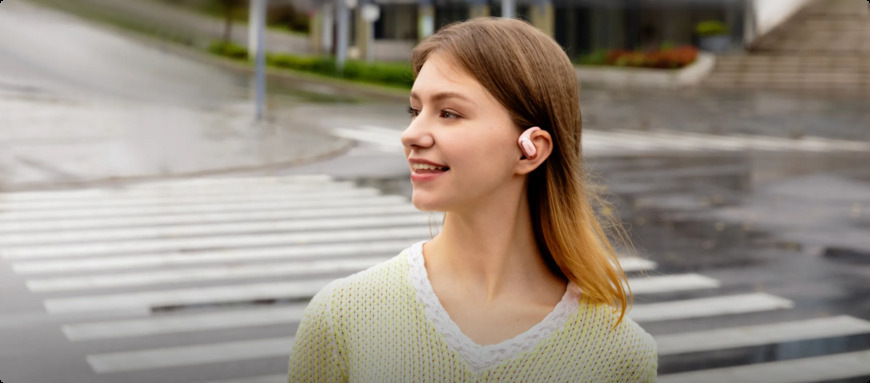 Sluchátka Shokz OpenFit Air černá Shokz OpenFit Air, černá