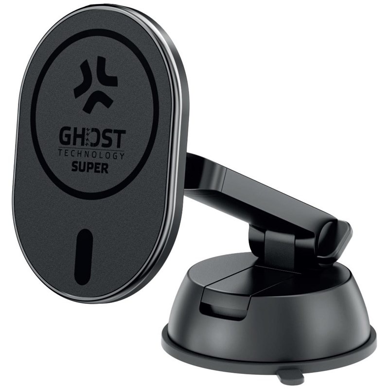 Držák na mobil Celly Ghost Uper Mag MagSafe, s přísavkou - černý