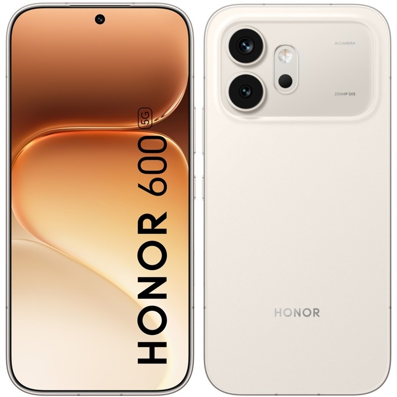 Smartpone HONOR 600 5G s AI funkcemi, zlatá barva