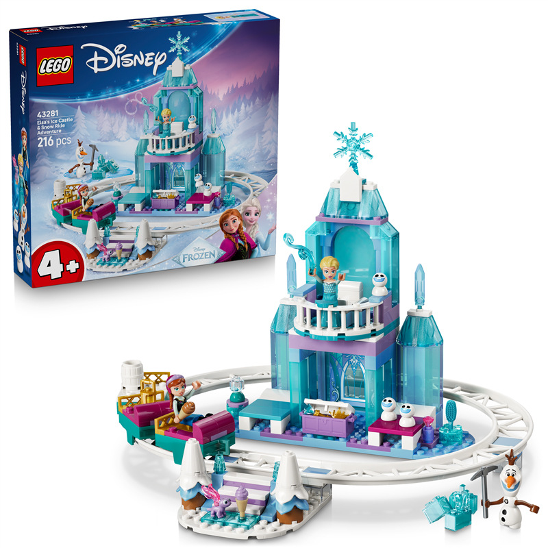 Stavebnice LEGO® │ Disney Ledové království 43281 Elsin ledový palác a jízda na sněhu
