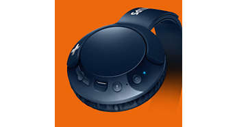 Sluchátka Philips SHB3075BL modrá Sluchátka Philips SHB3075BL modrá