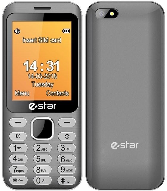 Mobilní telefon eStar X28 Dual Sim stříbrný