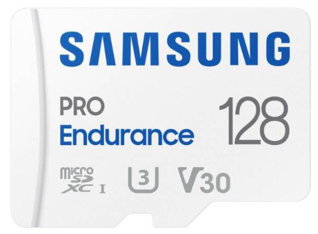 Paměťová karta Samsung Micro SDXC Pro Endurance 128GB UHS-I U3 (100R/40W) + SD adaptér