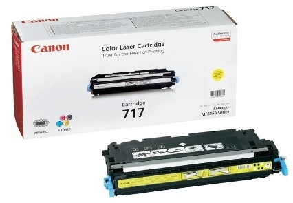 Toner Canon CRG-717Y, 4000 stran žlutý