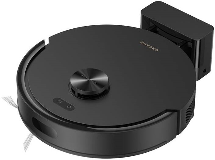 Robotický vysavač Dreame F20 v černém provedení.