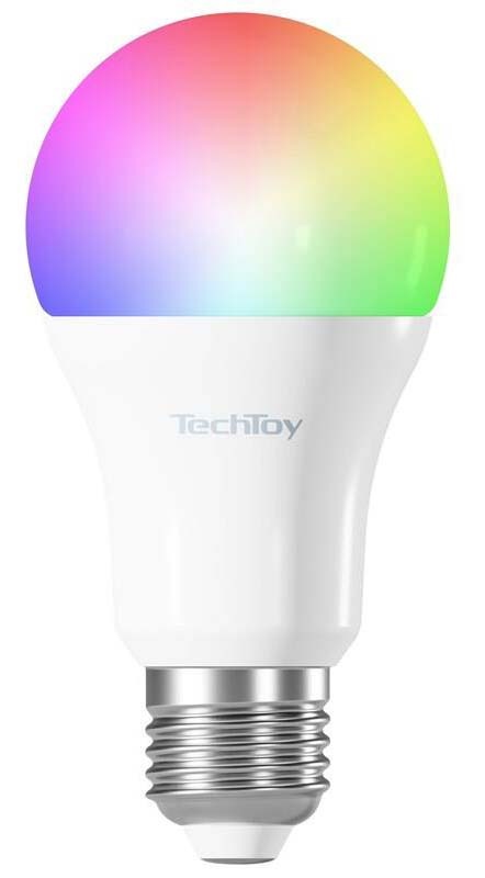 Chytrá žárovka TechToy RGB, 9W, E27, ZigBee