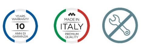 Antivibrační podložky pro pračky a sušičky Meliconi 656168 Move černé Symboly made in italy