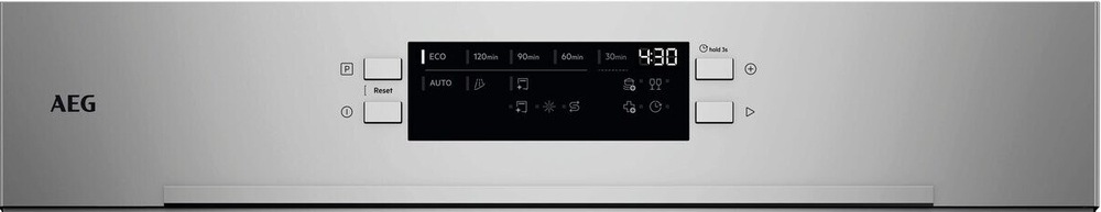 Ovládací panel myčky AEG GT6200B2SNM série 6000 SmartSelect