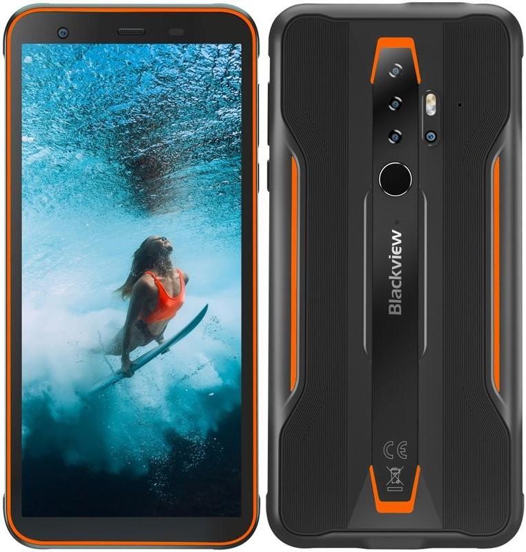 Mobilní telefon iGET BLACKVIEW GBV6300 Pro černý/oranžový