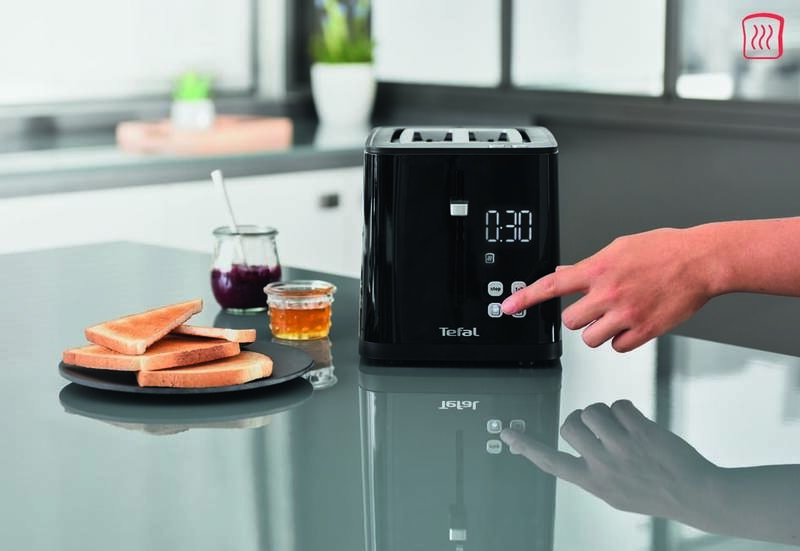 Topinkovač Tefal Smart'n'light TT640810 černý Topinkovač Tefal Smart'n'light TT640810 černý