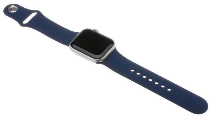 Řemínek FIXED Silicone Strap na Apple Watch 42/44/45/49 mm modrý Řemínek FIXED Silicone Strap na Apple Watch 42/44/45/49 mm modrý