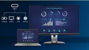 Monitor Philips 241B7QUPBEB/00 černý