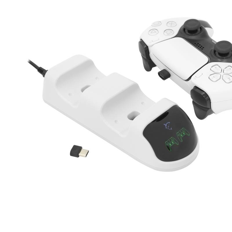 Dokovací stanice White Shark TAKEDOWN pro PS5 bílá
