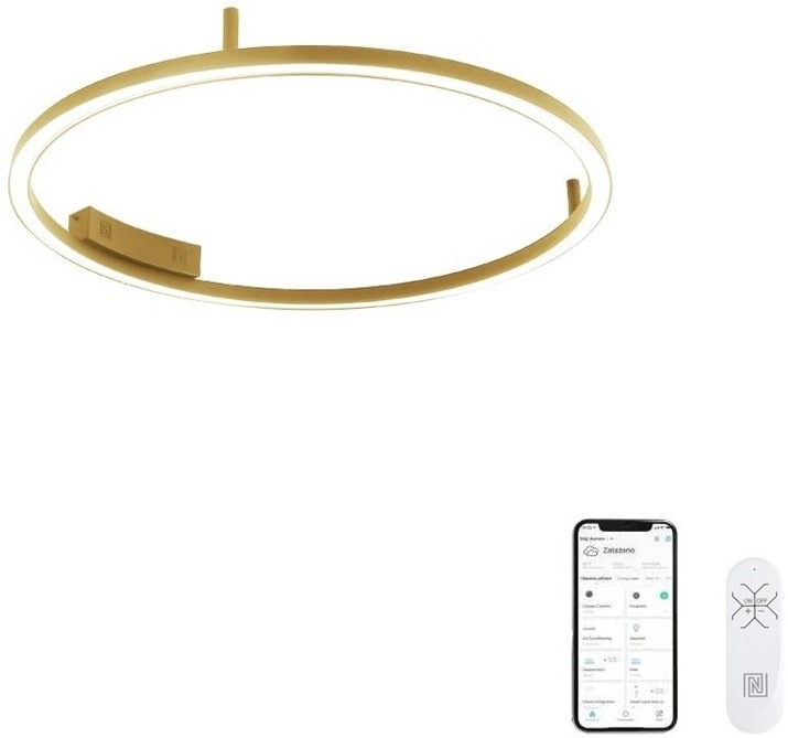 Luxusní velkké stropní svítidlo IMMAX NEO FINO o výkonu 72W a s průměrem 80 cm
