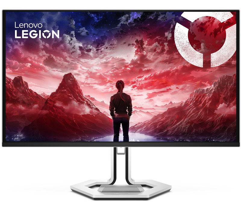 Herní monitor Legion Pro 27Q-10 (68CFGACBEU) v černo-bílém provedení.